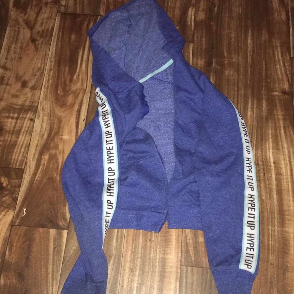 Blue Hype Girl Medium Jacket for Kids Athletic